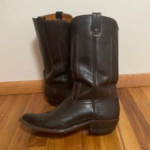 Men’s Vintage Wrangler Roper/Cowboy Boots, Size 9